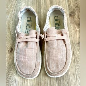 Hey Dude Wendy Sparkling Rose Gold Shoes Size 8 EUC